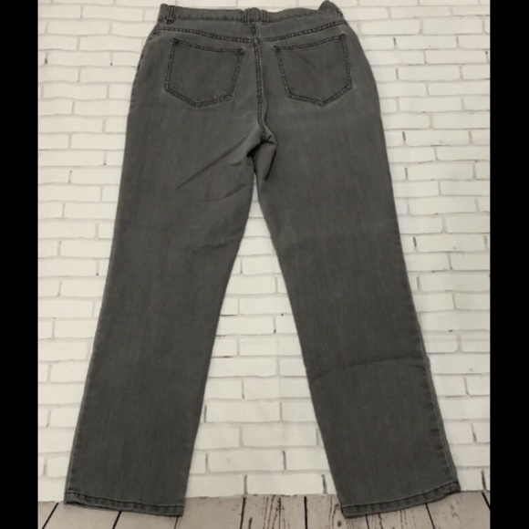 Basic Editions Classic Fit Jeans Gray Sz 6 Short - Picture 3 of 8